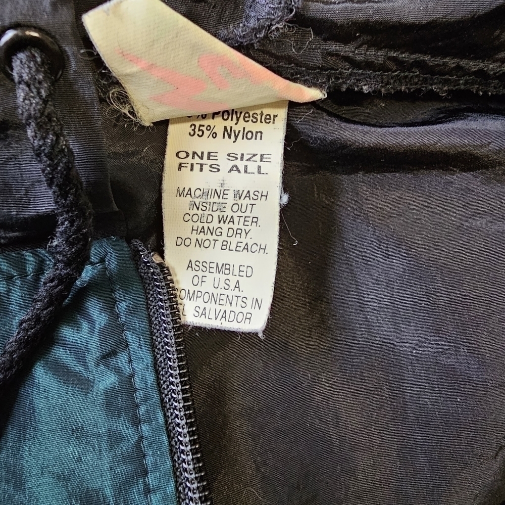 Vintage Retro 90's Y2K Surf Style Windbreaker Jacket OSFA - Picture 10 of 10